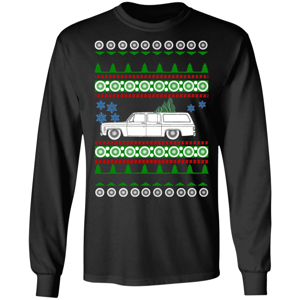 Truck Like Chevy Suburban 7th Gen Ugly Christmas Sweater long sleeve t-shirt