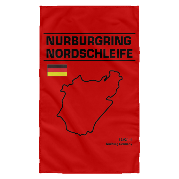 Nurburgring Nordschleife Wall Flag