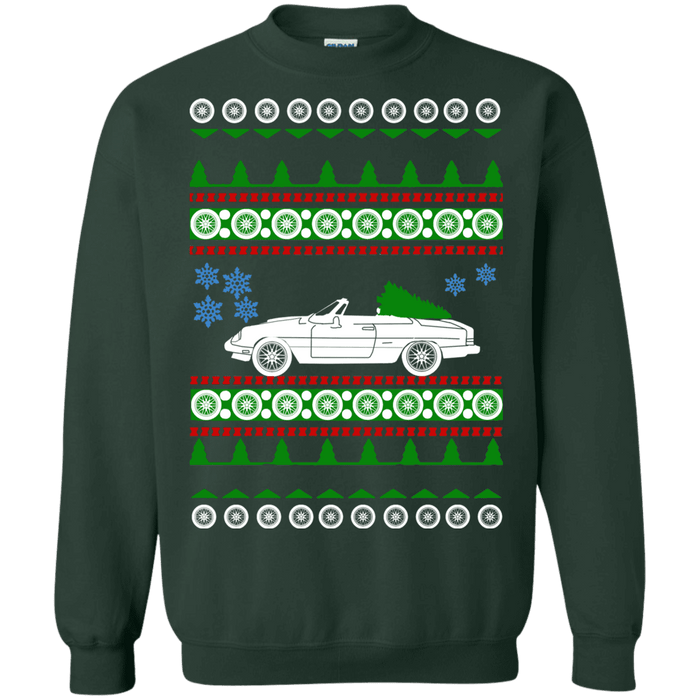 Alfa Romeo Spider 1988 Ugly Christmas Sweater sweatshirt