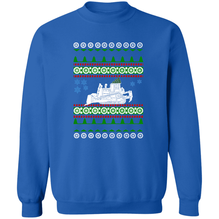 Bull Dozer D8 Ugly Christmas Sweater Sweatshirt