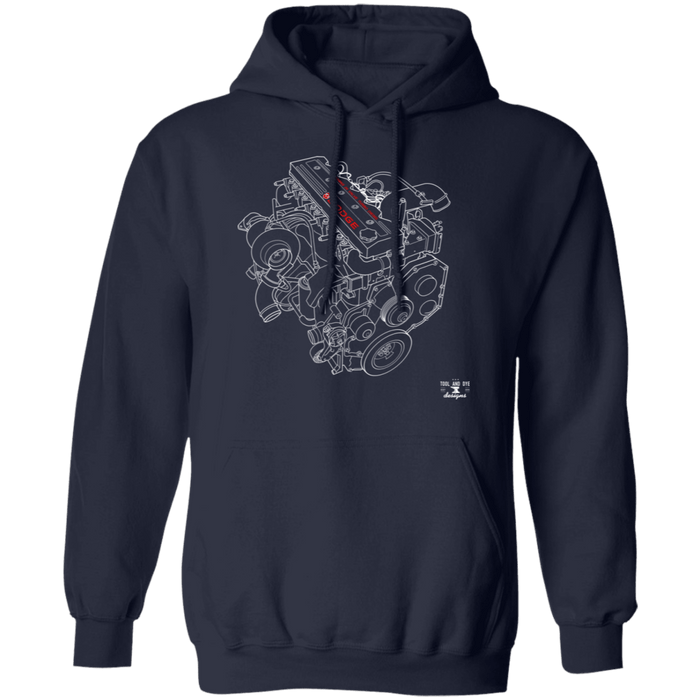 Diesel Engine Blueprint Series 5.9L 24V turbo Hoodie