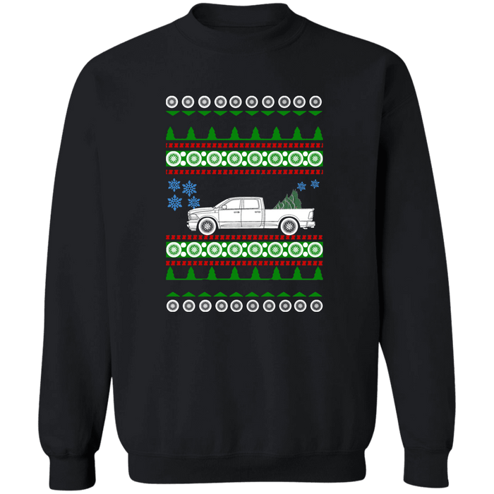 Truck like a 2011 4th Gen Dodge Ram 1500 Ugly Christmas Sweater Sweatshirt