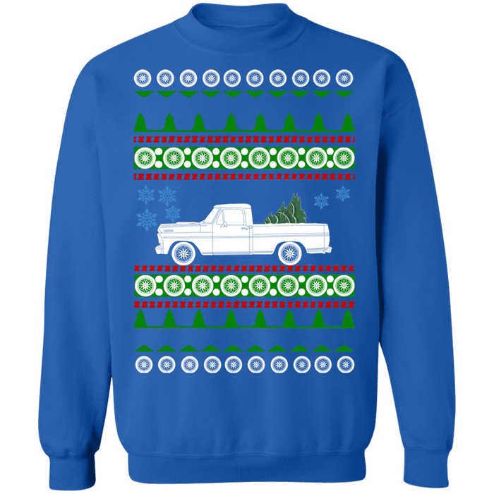 Truck like 1967 Ford F100 F150 Ugly Christmas Sweater Sweatshirt