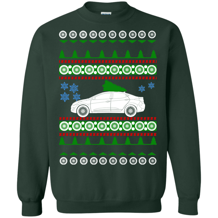 Hyundai Elantra 2013 Sedan Ugly Christmas Sweater sweatshirt