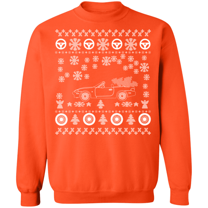 Mazda Miata NB v2 ugly christmas sweater