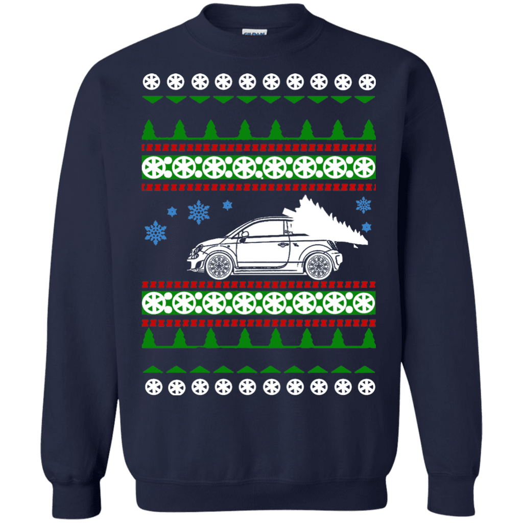 fiat abarth ugly christmas sweater