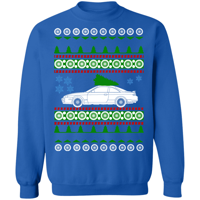 Nissan Silvia S14 240SX Ugly Christmas Sweater sweatshirt