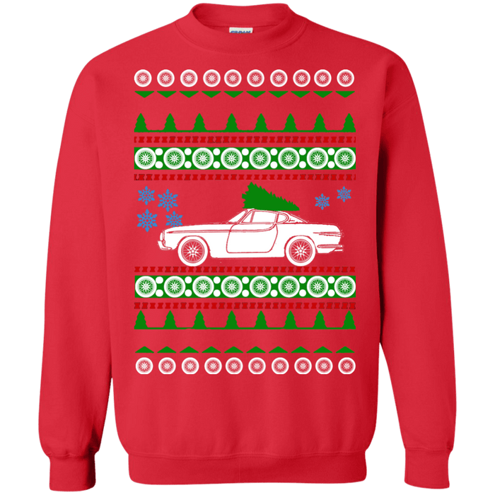 Swedish Car like a  P1800 1967 Ugly Christmas Sweater sweatshirt