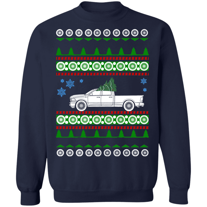 american car or truck like a  Ram 1500 2015 Ugly Christmas Sweater Sweatshirt sweatshirt