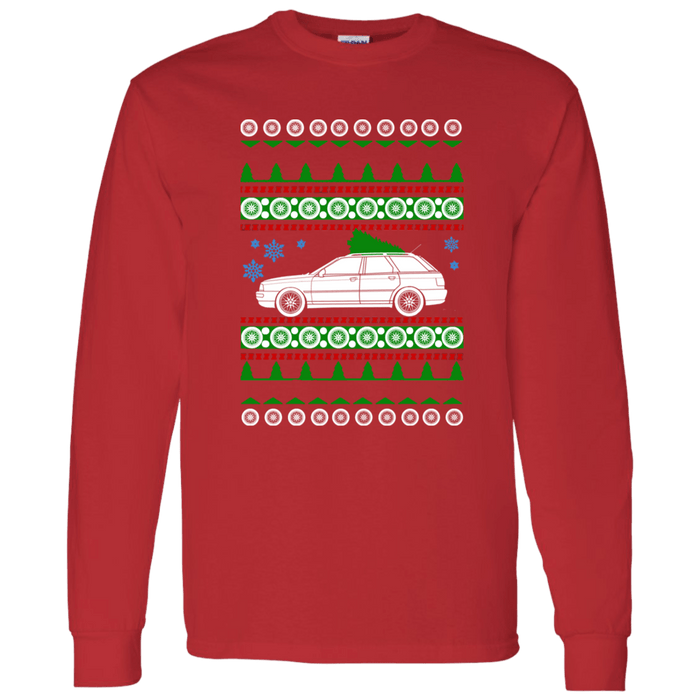 Audi RS2 Avant Ugly Christmas "sweater" long sleeve t-shirt