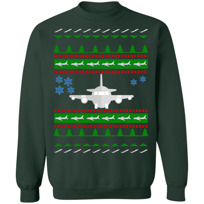 Commercial Airplane Ugly Christmas Sweater other colors