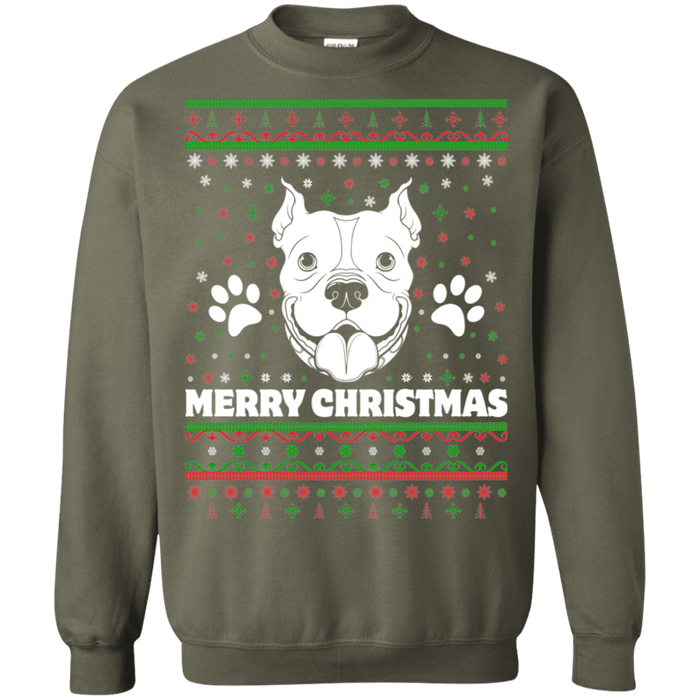 Pitbull Dog Ugly Christmas Sweater sweatshirt