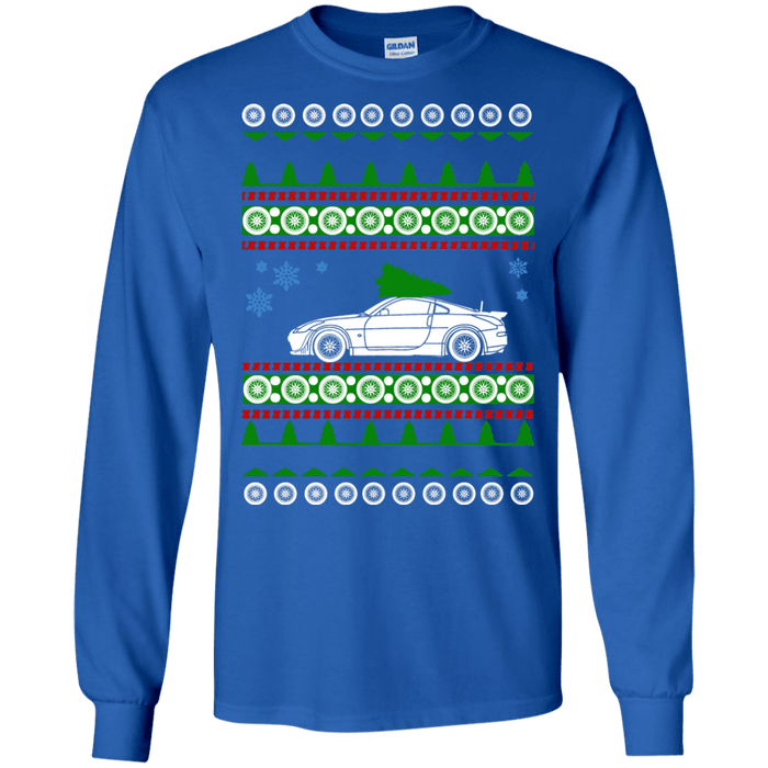 Nissan 350Z ugly christmas "sweater" long sleeve t-shirt sweatshirt