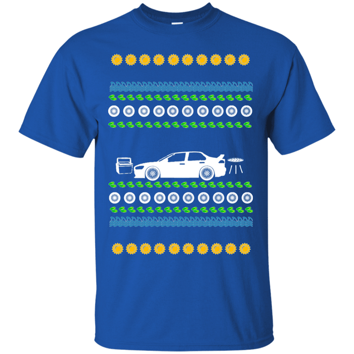 Mitsubishi Lancer Evo X Ugly Summer "Christmas" t-shirt