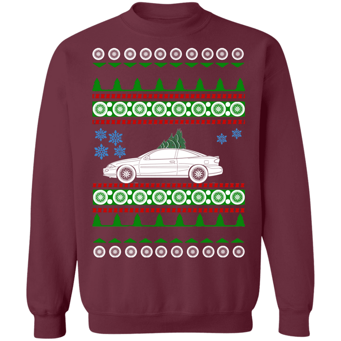 Chevy Cavalier Z24 ugly christmas sweater 1996