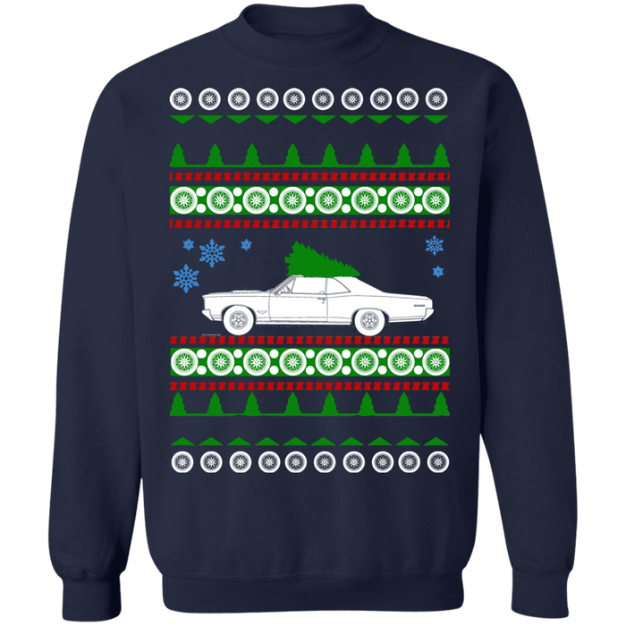 Pontiac GTO Hot Rod ugly Christmas Sweater Sweatshirt sweatshirt