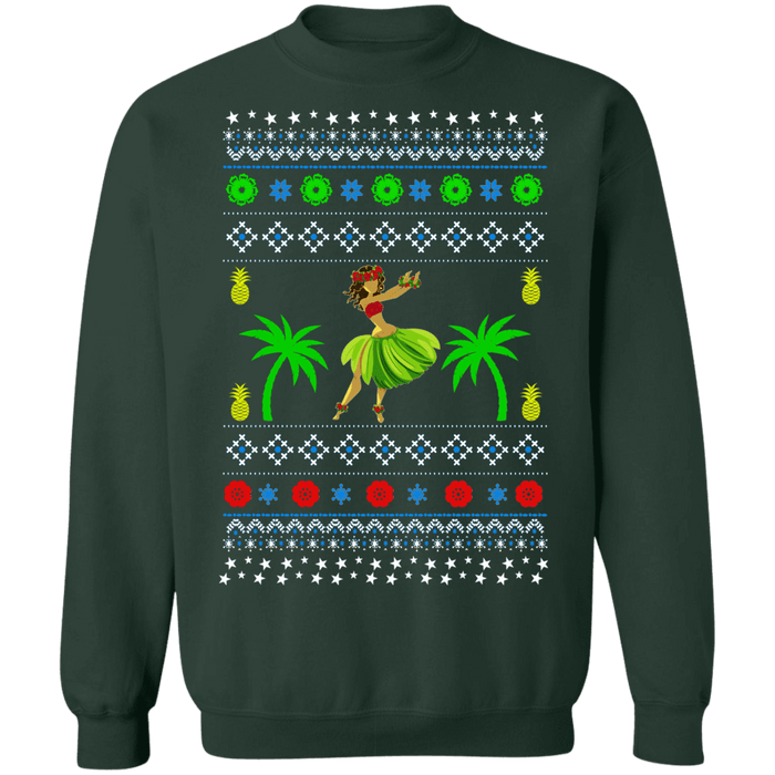 Beach Dancer Hula Ugly Christmas Sweater Sweatshirt