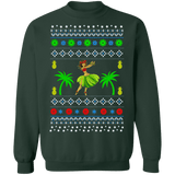 Beach Dancer Hula Ugly Christmas Sweater Sweatshirt