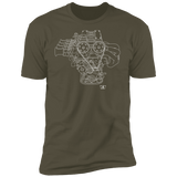Engine Blueprint Series 4AGE Toyota t-shirt