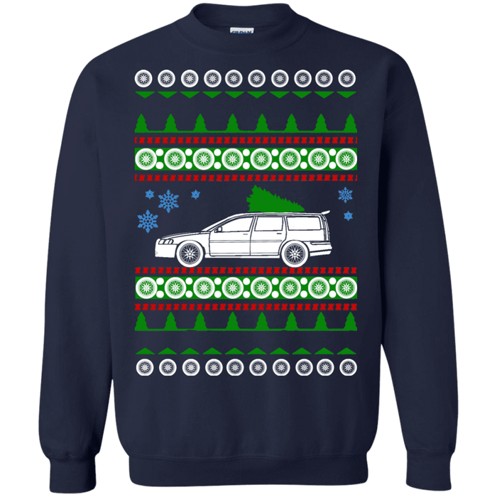 Swedish Car like a  V70R Ugly Christmas Sweater new sweatshirt