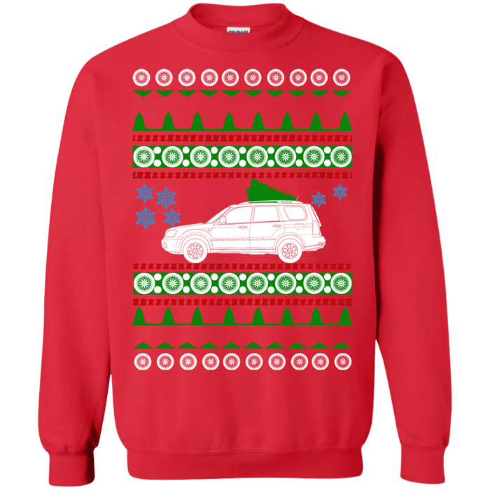 Japanese Car Forester 2002 Ugly Christmas Sweater sweatshirt