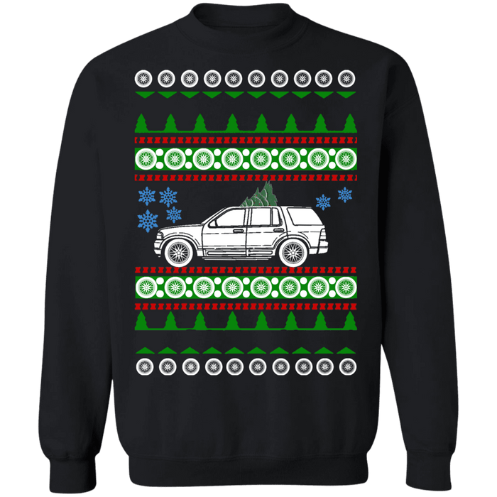 Ford Explorer 3rd gen ugly christmas sweater