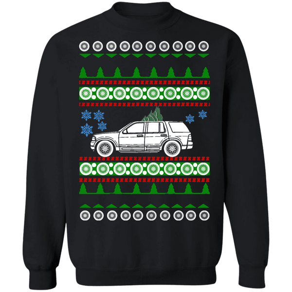 Ford Explorer 3rd gen ugly christmas sweater