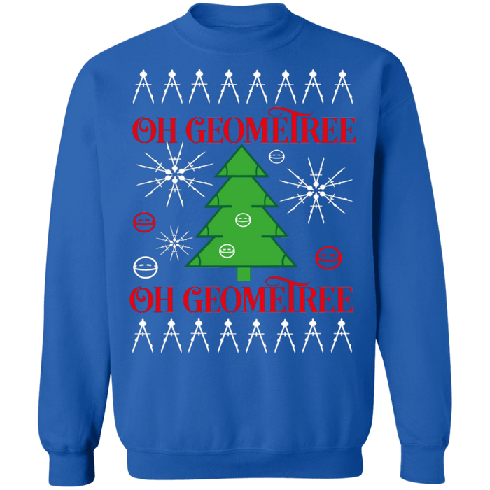 Geometry Math Oh Geometree Ugly Christmas Sweater sweatshirt