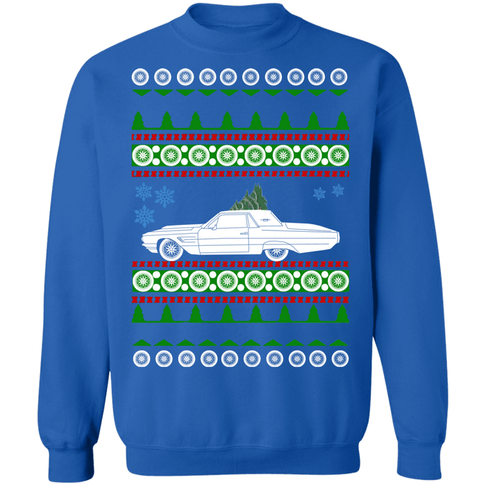 Ford 4th gen thunderbird ugly christmas sweater