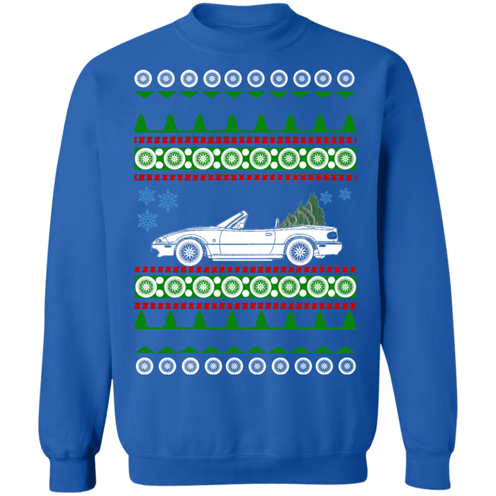 Mazda Miata NA Ugly Christmas Sweater v2 new tree