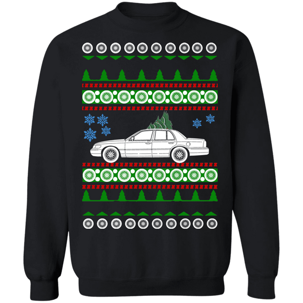 Mercury Marauder Ugly Christmas Sweater 2003