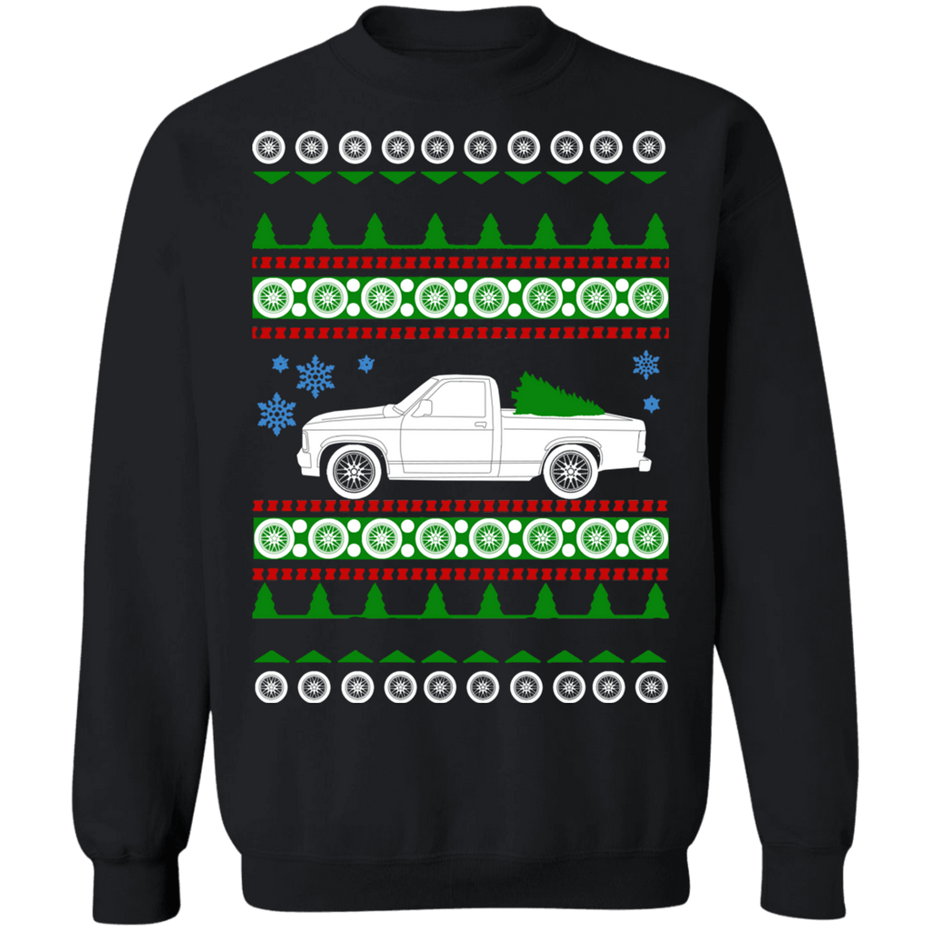 Pick Up 1987 Dakota american car or truck like a  Ugly Christmas Sweater sweatshirt