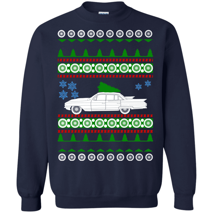 Cadillac DeVille 1961 Ugly Christmas Sweater sweatshirt