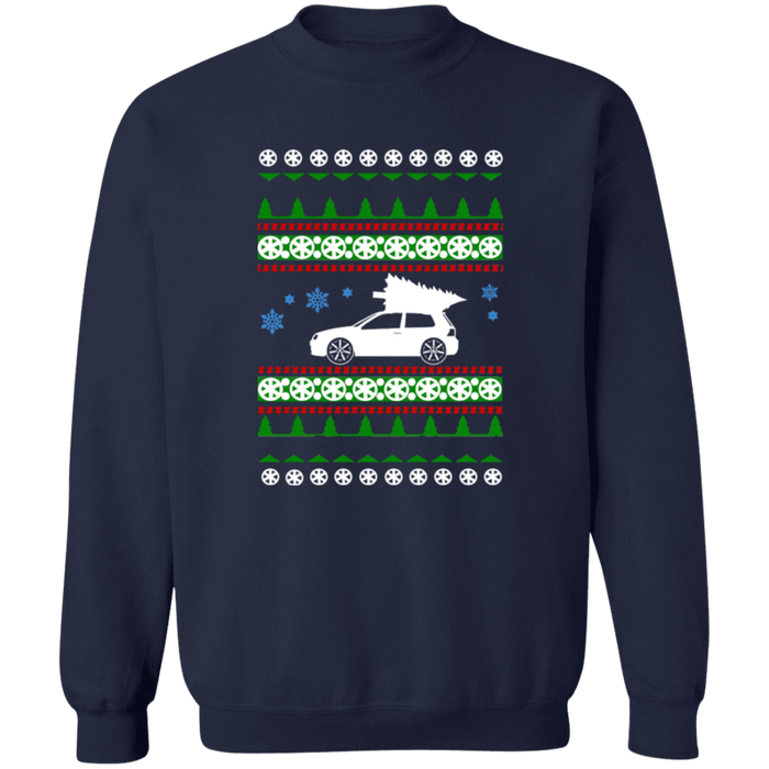 German Car like a mk4 R32 Ugly Christmas Sweater Sweatshirt