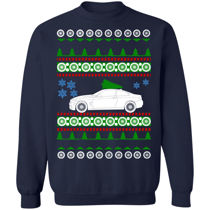 German Car Ugly Christmas Sweater BMW 435i sweatshirt