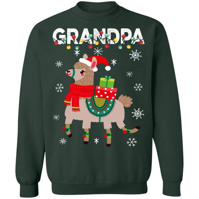 Grandpa Llama Ugly Christmas Sweater sweatshirt