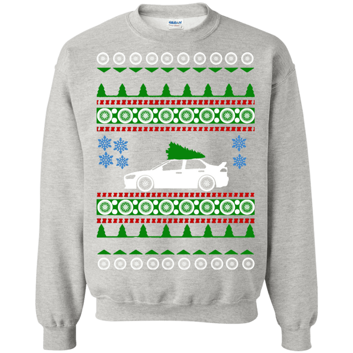 Lancer Evo X green tree Ugly Christmas Sweater new sweatshirt