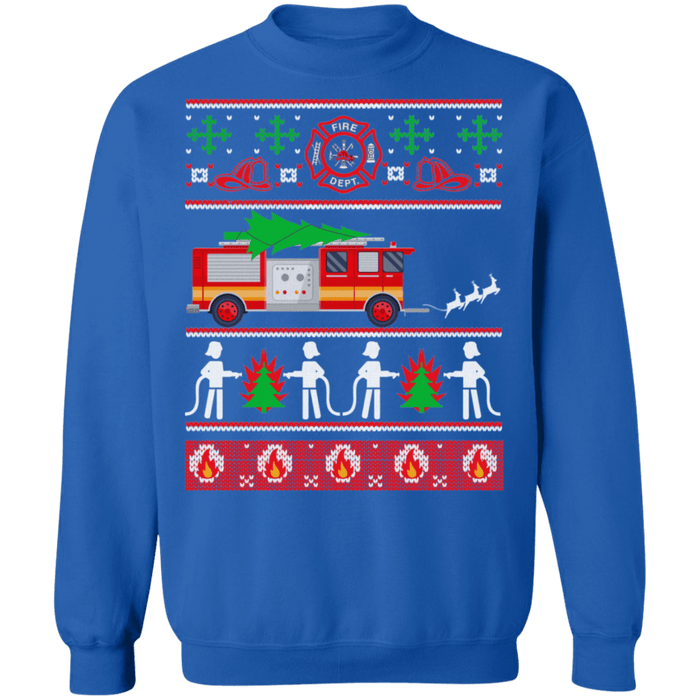 Firefighter Ugly Christmas Sweater sweatshirt