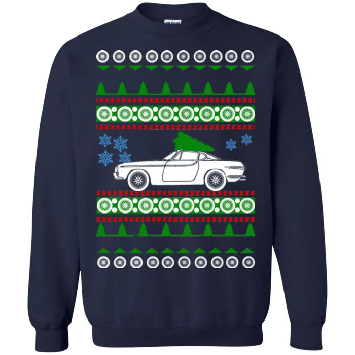 Swedish Car like a  P1800 1961 Ugly Christmas Sweater sweatshirt