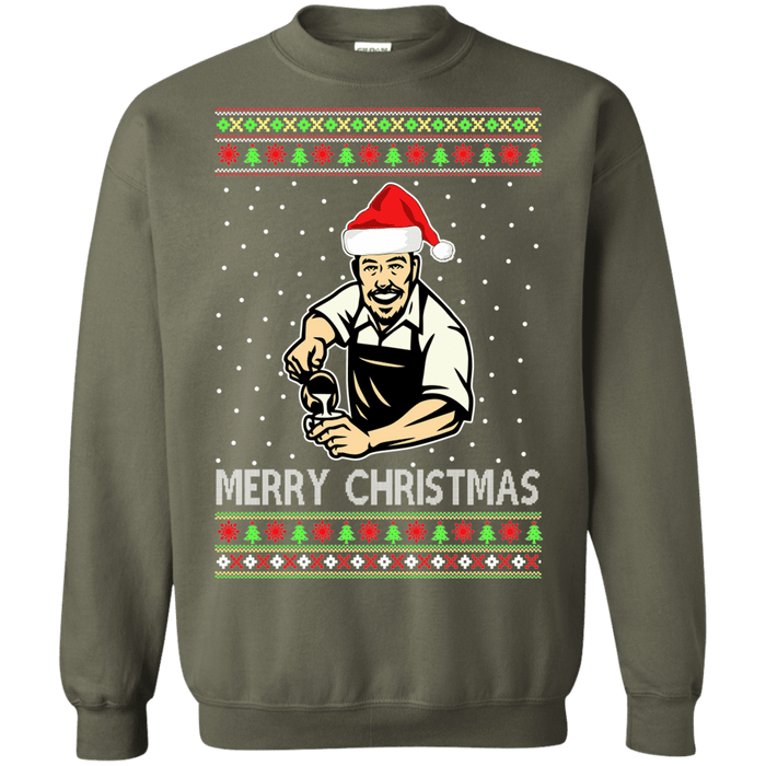 Barista Ugly Christmas Sweater sweatshirt