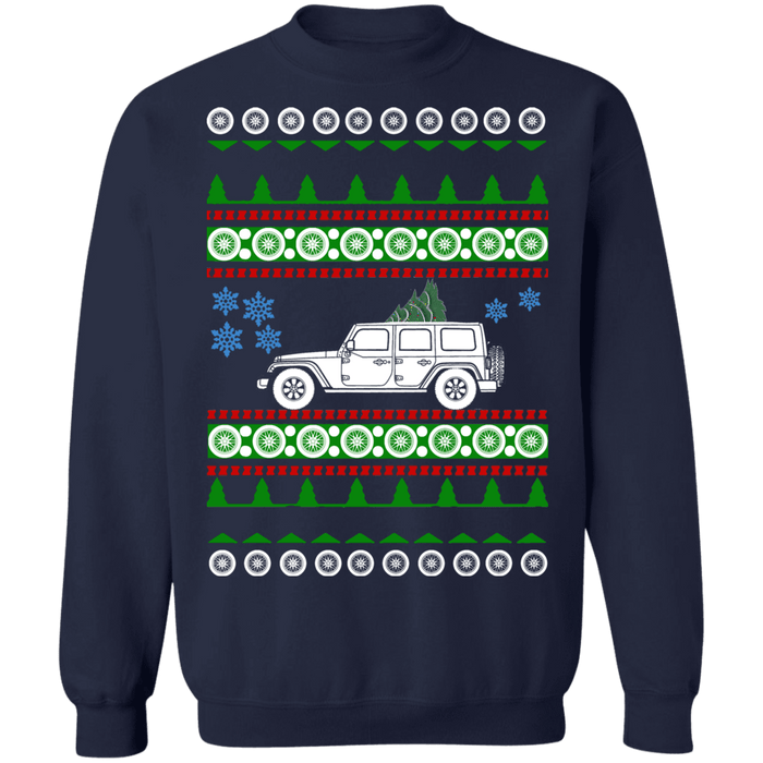 Truck like 2019 off road american vehicle Wrangler JL Ugly christmas sweater sweatshirt