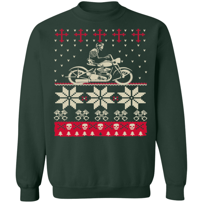 Biker Motorcycle Ugly Christmas Sweater sweatshirt