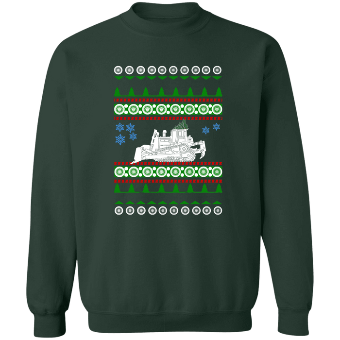 Bull Dozer D8 Ugly Christmas Sweater Sweatshirt