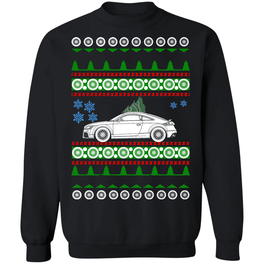 German car like 2nd gen Audi TT Ugly Christmas Sweater