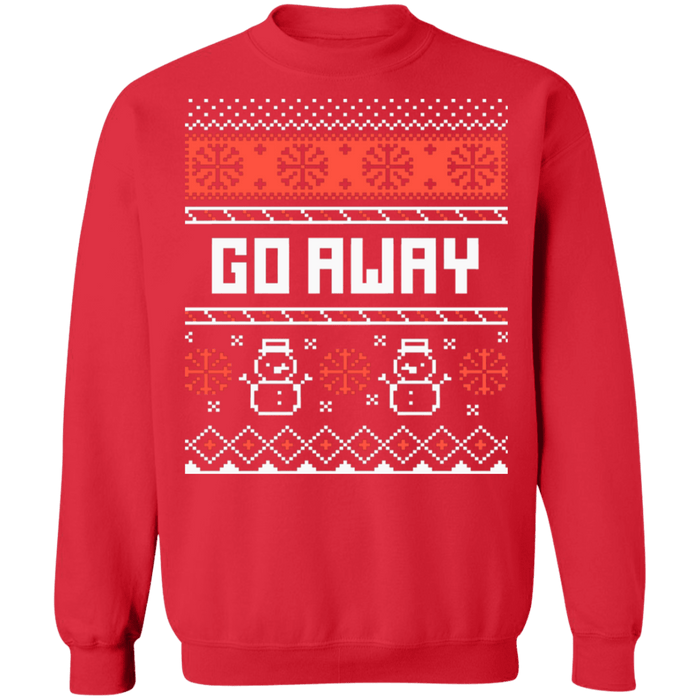 Go Away Grinch ugly christmas sweater sweatshirt