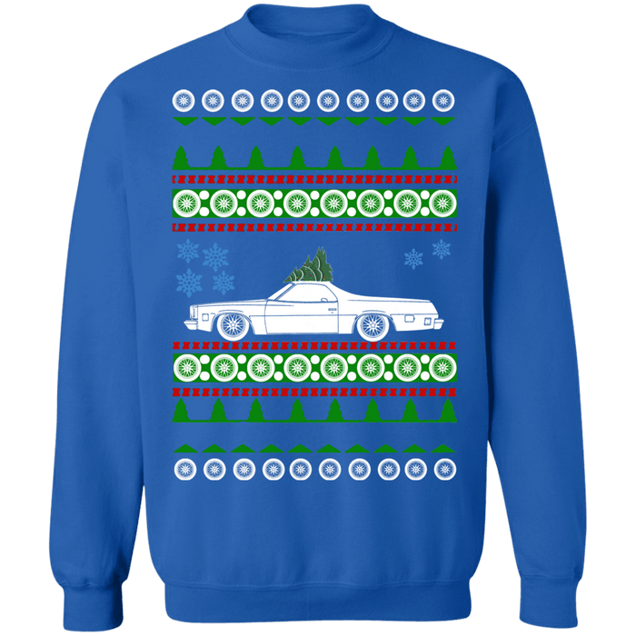 Chevy El Camino 4th gen ugly christmas sweater