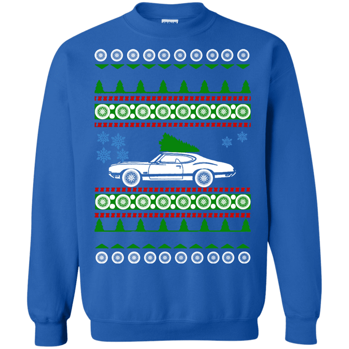 Oldsmobile 442 Ugly Christmas Sweater sweatshirt V1