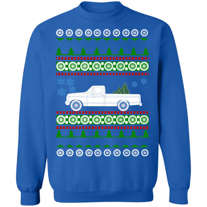 Ford F150 Truck Ugly Christmas Sweater 1987