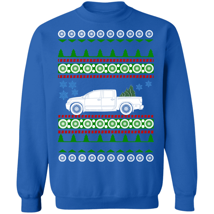 truck 2014 Nissan Titan Ugly christmas sweater sweatshirt