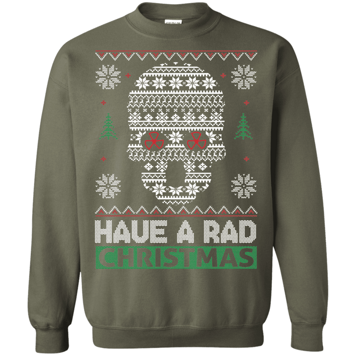 X-ray Technician Skull RAD Ugly Christmas Sweater sweatshirt